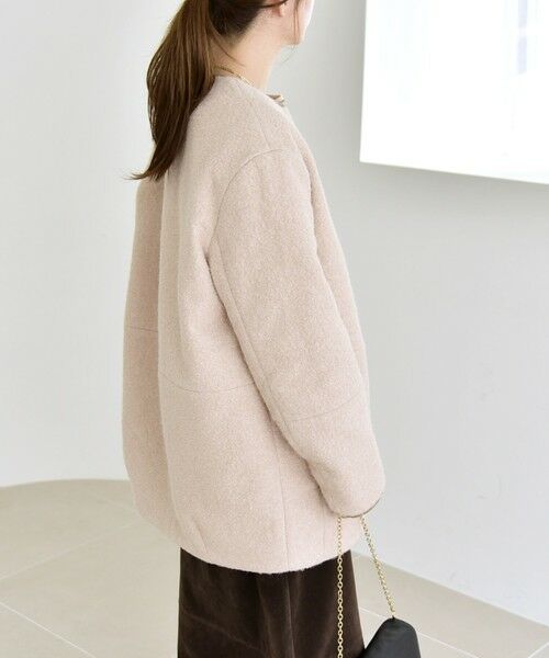 SHIPS / シップス その他アウター | quaranciel: ノーカラー パイピング ジップ コート | 詳細15