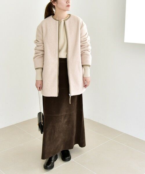 SHIPS / シップス その他アウター | quaranciel: ノーカラー パイピング ジップ コート | 詳細11