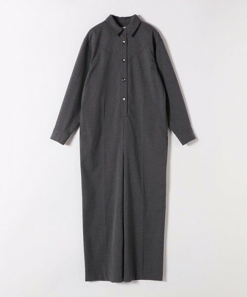 SHIPS / シップス サロペット・オールインワン | quaranciel:〈洗濯機可能〉レギュラーカラー ジャンプスーツ | 詳細9