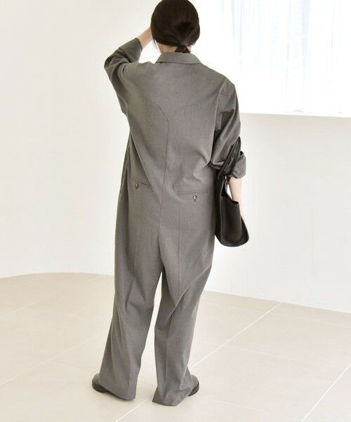 SHIPS / シップス サロペット・オールインワン | quaranciel:〈洗濯機可能〉レギュラーカラー ジャンプスーツ | 詳細5