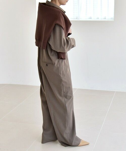 SHIPS / シップス サロペット・オールインワン | quaranciel:〈洗濯機可能〉レギュラーカラー ジャンプスーツ | 詳細21