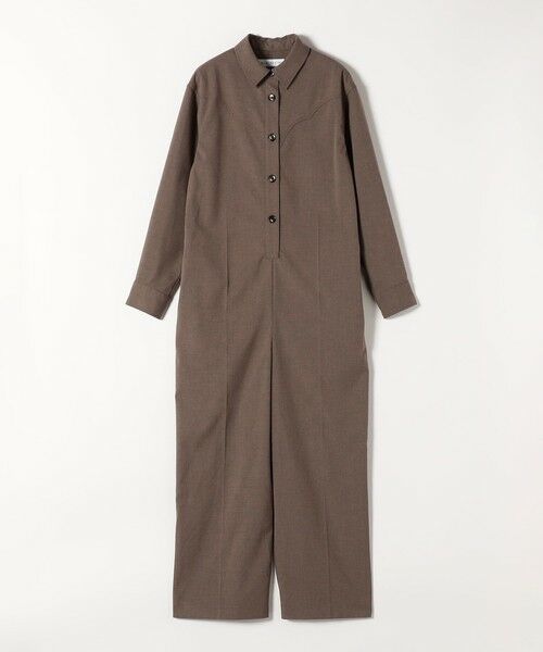 SHIPS / シップス サロペット・オールインワン | quaranciel:〈洗濯機可能〉レギュラーカラー ジャンプスーツ | 詳細23