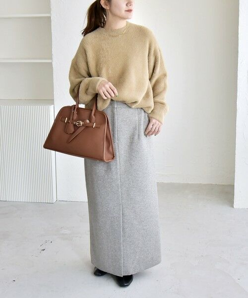 SHIPS / シップス ニット・セーター | quaranciel:〈手洗い可能〉ファーライク クルーネック ニット プルオーバー | 詳細1