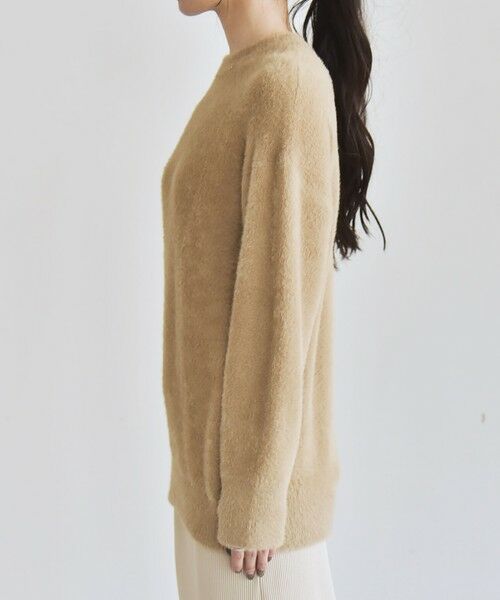 SHIPS / シップス ニット・セーター | quaranciel:〈手洗い可能〉ファーライク クルーネック ニット プルオーバー | 詳細21