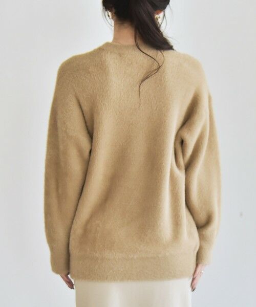 SHIPS / シップス ニット・セーター | quaranciel:〈手洗い可能〉ファーライク クルーネック ニット プルオーバー | 詳細22
