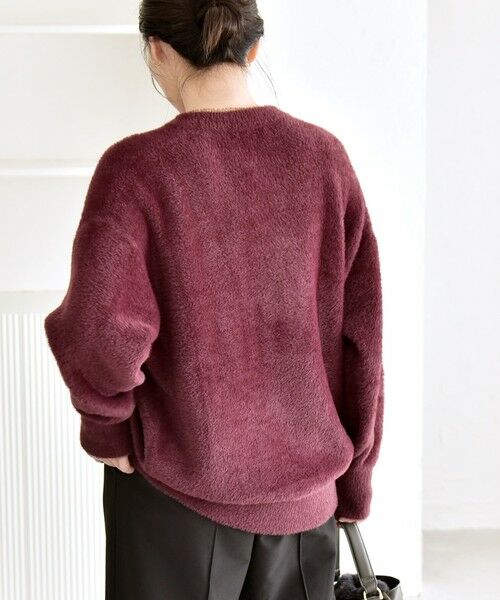 SHIPS / シップス ニット・セーター | quaranciel:〈手洗い可能〉ファーライク クルーネック ニット プルオーバー | 詳細27