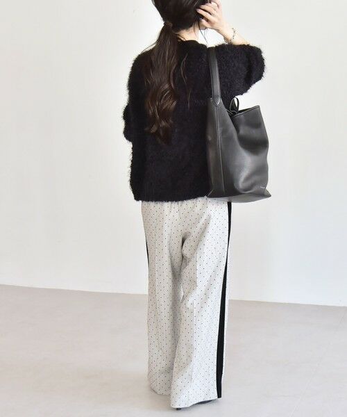 SHIPS / シップス ニット・セーター | quaranciel:〈手洗い可能〉ネップツイード クルーネック コンパクト ニット | 詳細14