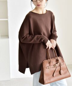 SHIPS / シップス ニット・セーター | quaranciel:〈洗濯機可能〉ボートネック ワイド ニット プルオーバー