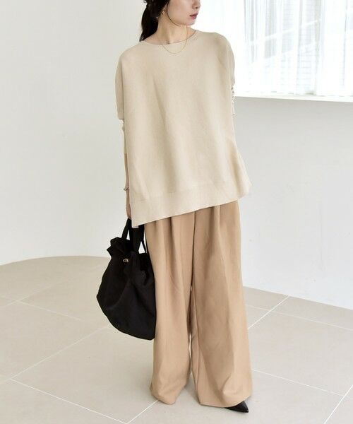 SHIPS / シップス ニット・セーター | quaranciel:〈洗濯機可能〉ボートネック ワイド ニット プルオーバー | 詳細1