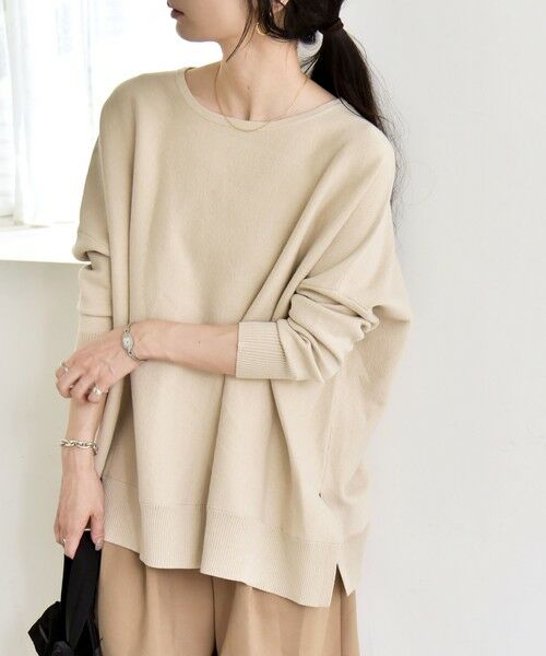 SHIPS / シップス ニット・セーター | quaranciel:〈洗濯機可能〉ボートネック ワイド ニット プルオーバー | 詳細3