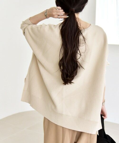 SHIPS / シップス ニット・セーター | quaranciel:〈洗濯機可能〉ボートネック ワイド ニット プルオーバー | 詳細5