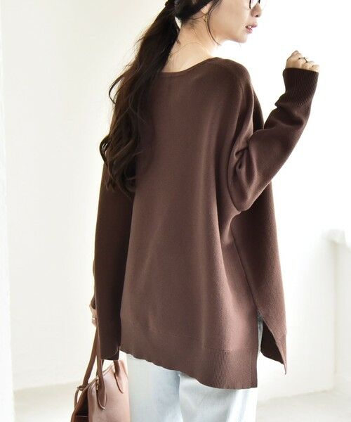 SHIPS / シップス ニット・セーター | quaranciel:〈洗濯機可能〉ボートネック ワイド ニット プルオーバー | 詳細16