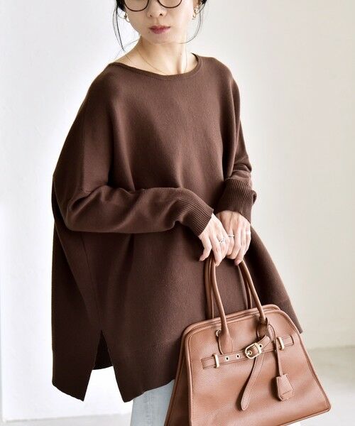 SHIPS / シップス ニット・セーター | quaranciel:〈洗濯機可能〉ボートネック ワイド ニット プルオーバー | 詳細17