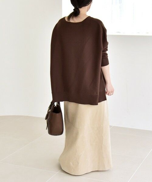 SHIPS / シップス ニット・セーター | quaranciel:〈洗濯機可能〉ボートネック ワイド ニット プルオーバー | 詳細19