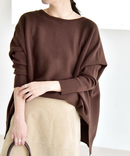 SHIPS / シップス ニット・セーター | quaranciel:〈洗濯機可能〉ボートネック ワイド ニット プルオーバー | 詳細21