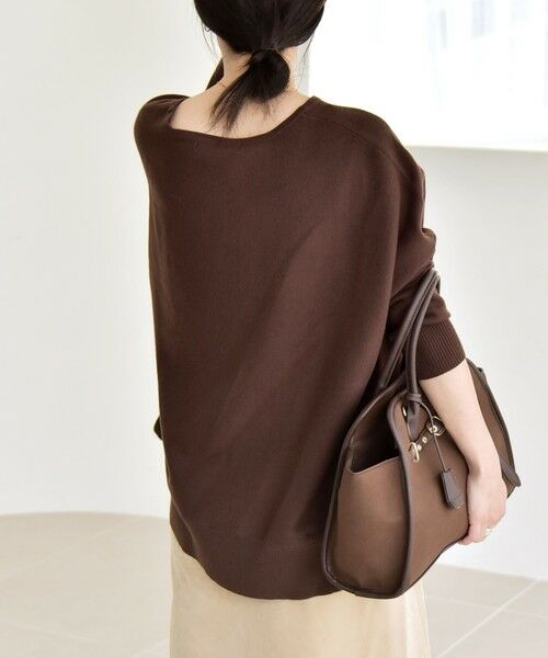 SHIPS / シップス ニット・セーター | quaranciel:〈洗濯機可能〉ボートネック ワイド ニット プルオーバー | 詳細22