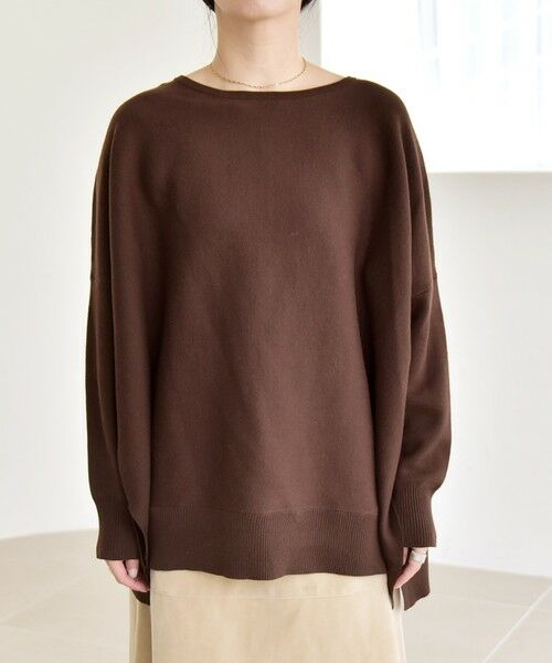 SHIPS / シップス ニット・セーター | quaranciel:〈洗濯機可能〉ボートネック ワイド ニット プルオーバー | 詳細29