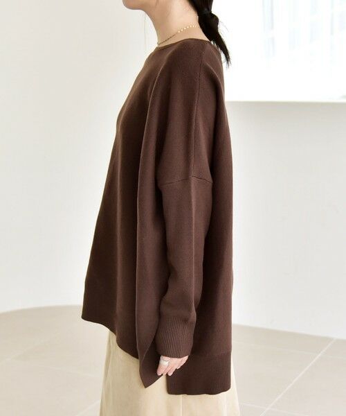 SHIPS / シップス ニット・セーター | quaranciel:〈洗濯機可能〉ボートネック ワイド ニット プルオーバー | 詳細30