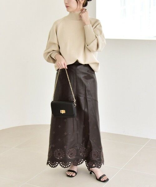 SHIPS / シップス ニット・セーター | quaranciel:〈洗濯機可能〉タートルネック ラグラン ロングリブ ニット プルオーバー | 詳細11