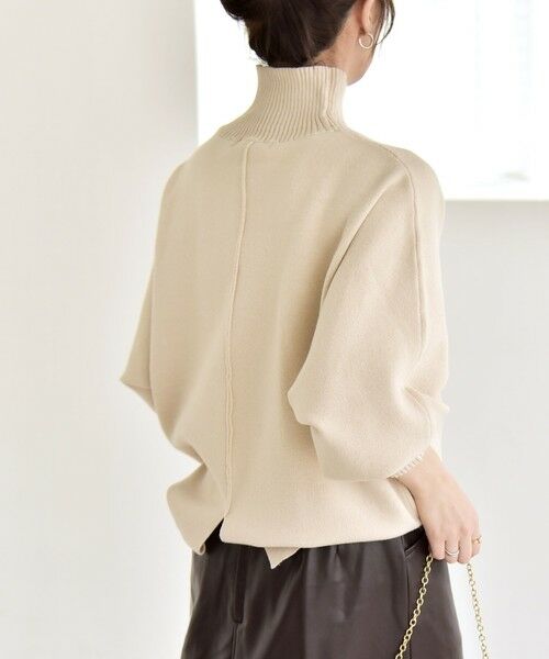 SHIPS / シップス ニット・セーター | quaranciel:〈洗濯機可能〉タートルネック ラグラン ロングリブ ニット プルオーバー | 詳細13