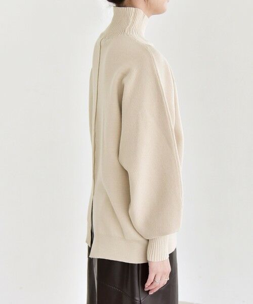 SHIPS / シップス ニット・セーター | quaranciel:〈洗濯機可能〉タートルネック ラグラン ロングリブ ニット プルオーバー | 詳細17