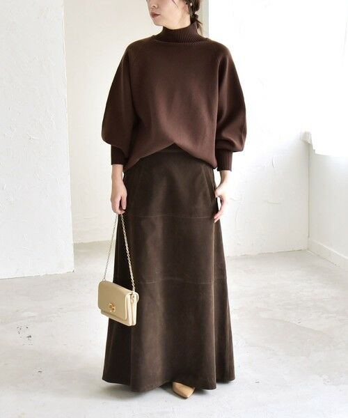 SHIPS / シップス ニット・セーター | quaranciel:〈洗濯機可能〉タートルネック ラグラン ロングリブ ニット プルオーバー | 詳細20