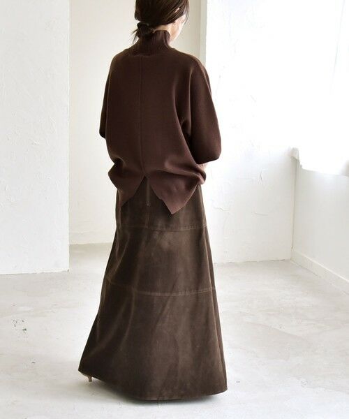 SHIPS / シップス ニット・セーター | quaranciel:〈洗濯機可能〉タートルネック ラグラン ロングリブ ニット プルオーバー | 詳細21