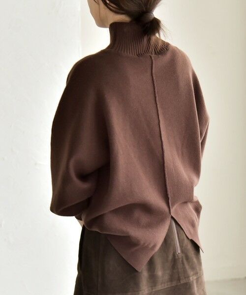 SHIPS / シップス ニット・セーター | quaranciel:〈洗濯機可能〉タートルネック ラグラン ロングリブ ニット プルオーバー | 詳細27