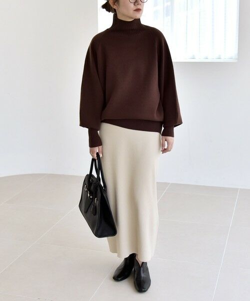 SHIPS / シップス ニット・セーター | quaranciel:〈洗濯機可能〉タートルネック ラグラン ロングリブ ニット プルオーバー | 詳細29