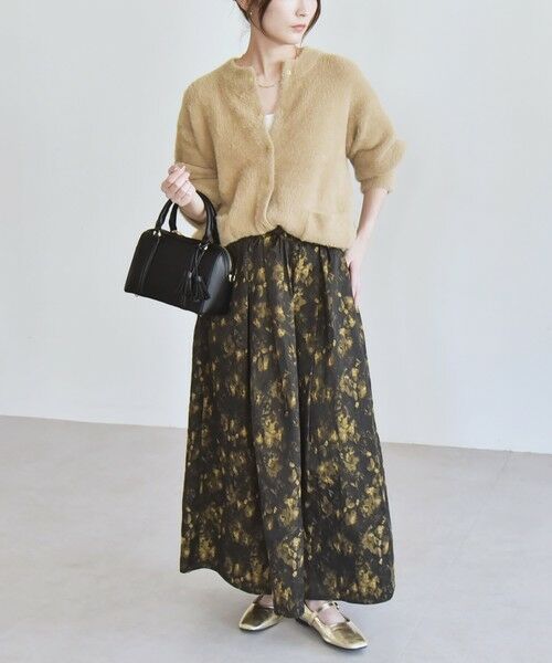 SHIPS / シップス カーディガン・ボレロ | quaranciel:〈手洗い可能〉ファーライク クルーネック スナップ ニット カーディガン | 詳細11