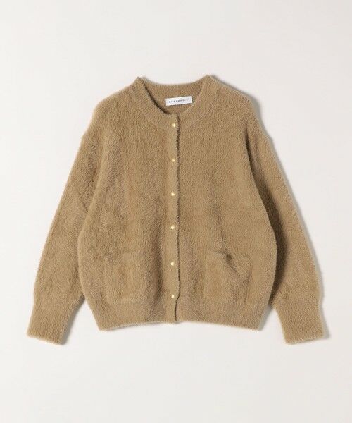 SHIPS / シップス カーディガン・ボレロ | quaranciel:〈手洗い可能〉ファーライク クルーネック スナップ ニット カーディガン | 詳細14