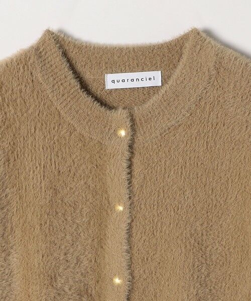 SHIPS / シップス カーディガン・ボレロ | quaranciel:〈手洗い可能〉ファーライク クルーネック スナップ ニット カーディガン | 詳細16