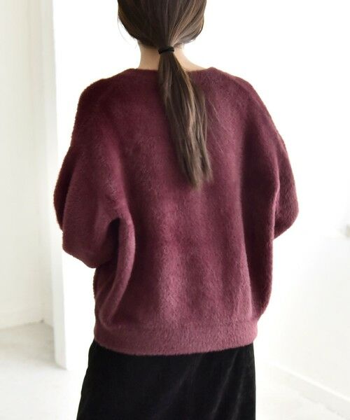 SHIPS / シップス カーディガン・ボレロ | quaranciel:〈手洗い可能〉ファーライク クルーネック スナップ ニット カーディガン | 詳細27