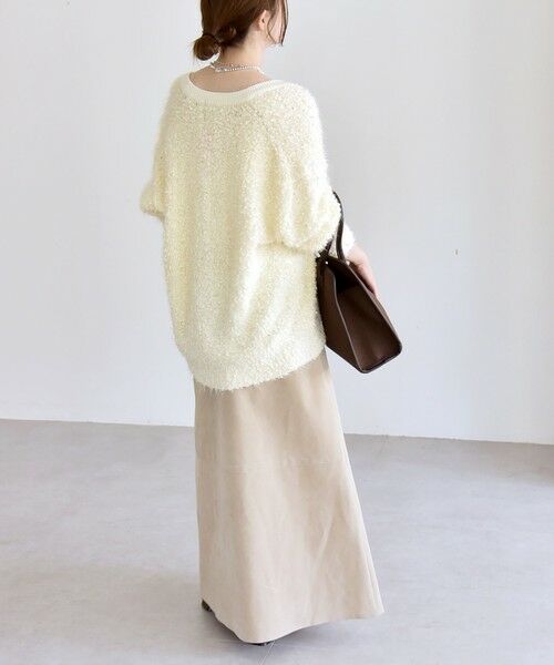 SHIPS / シップス カーディガン・ボレロ | quaranciel:〈手洗い可能〉ネップツイード Vネック ニット カーディガン | 詳細2