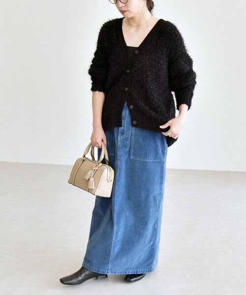 SHIPS / シップス カーディガン・ボレロ | quaranciel:〈手洗い可能〉ネップツイード Vネック ニット カーディガン | 詳細13