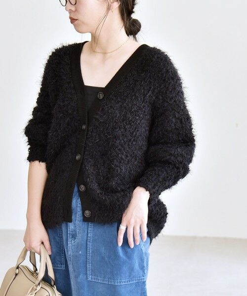 SHIPS / シップス カーディガン・ボレロ | quaranciel:〈手洗い可能〉ネップツイード Vネック ニット カーディガン | 詳細18