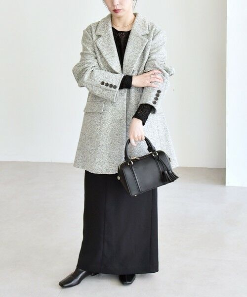 SHIPS / シップス その他アウター | quaranciel: スライバー オーバー テーラード ジャケット コート | 詳細10