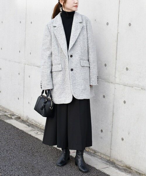 SHIPS / シップス その他アウター | quaranciel: スライバー オーバー テーラード ジャケット コート | 詳細16