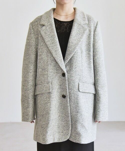 SHIPS / シップス その他アウター | quaranciel: スライバー オーバー テーラード ジャケット コート | 詳細26