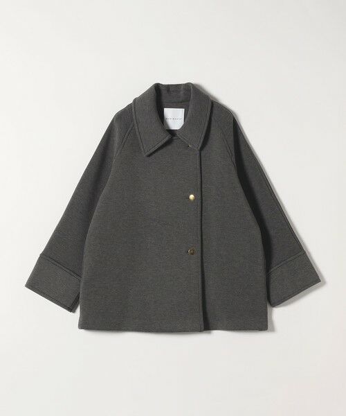 SHIPS / シップス ステンカラーコート | 《追加予約》quaranciel:〈手洗い可能〉ダンボール ステンカラー ジャケット コート25AW | 詳細8