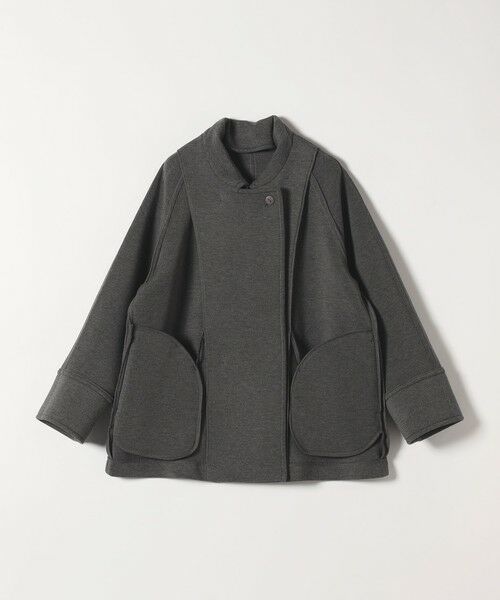 SHIPS / シップス ステンカラーコート | 《追加予約》quaranciel:〈手洗い可能〉ダンボール ステンカラー ジャケット コート25AW | 詳細14