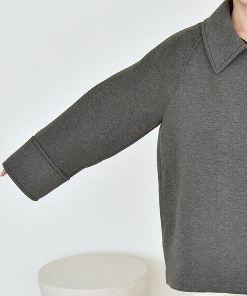 SHIPS / シップス ステンカラーコート | 《追加予約》quaranciel:〈手洗い可能〉ダンボール ステンカラー ジャケット コート25AW | 詳細19