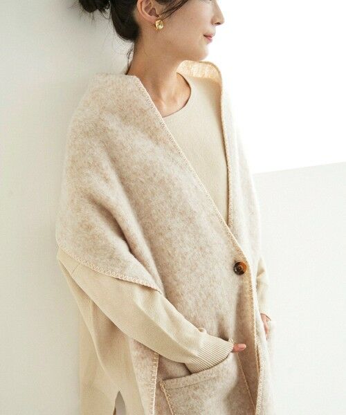 SHIPS / シップス マフラー・ショール・スヌード・ストール | quaranciel: マルチ ウェイ ポケット ストール 25FW | 詳細11