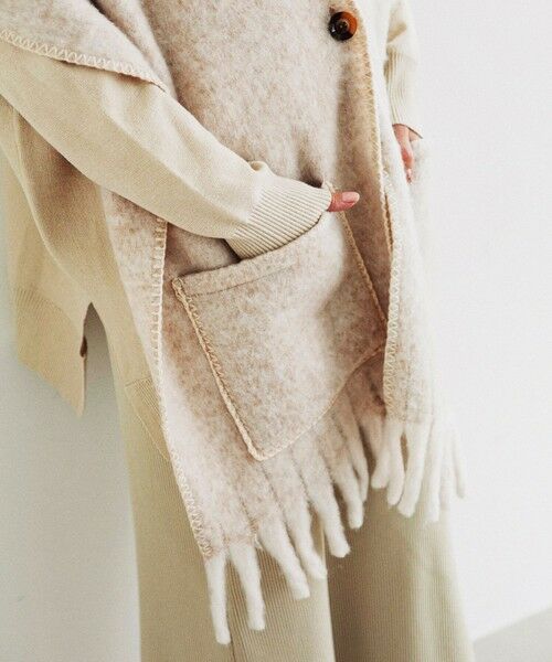 SHIPS / シップス マフラー・ショール・スヌード・ストール | quaranciel: マルチ ウェイ ポケット ストール 25FW | 詳細12