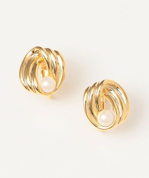 SHIPS / シップス ピアス・イヤリング | quaranciel: ツイスト イミテーション パール イヤリング | 詳細4