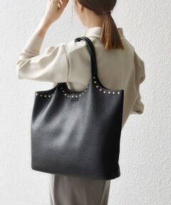 SHIPS / シップス トートバッグ | 《追加予約》【WEB限定】SHIPS any: ポーチ付き スタッズ A4 トート バッグ