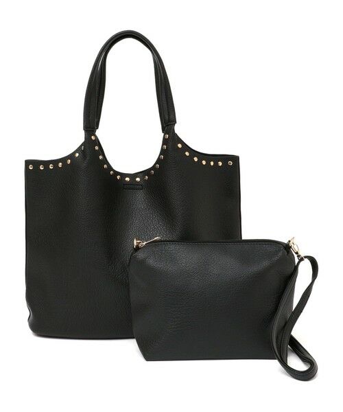 SHIPS / シップス トートバッグ | 【WEB限定】SHIPS any: ポーチ付き スタッズ A4 トート バッグ | 詳細5