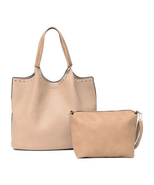 SHIPS / シップス トートバッグ | 【WEB限定】SHIPS any: ポーチ付き スタッズ A4 トート バッグ | 詳細10