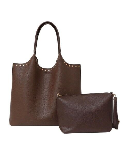 SHIPS / シップス トートバッグ | 【WEB限定】SHIPS any: ポーチ付き スタッズ A4 トート バッグ | 詳細17