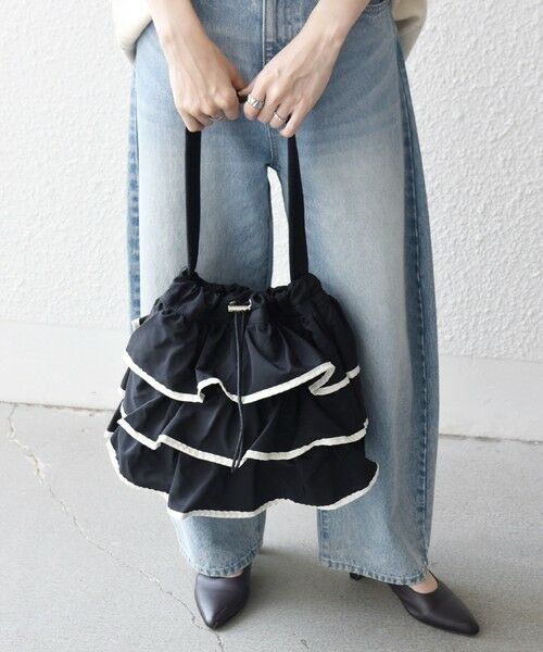 SHIPS / シップス トートバッグ | 【WEB限定】SHIPS any: フリル ドロスト トート バッグ | 詳細3